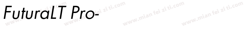 FuturaLT Pro字体转换